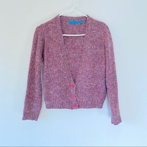 Vintage JF Adams Sweater Knit Cardigan